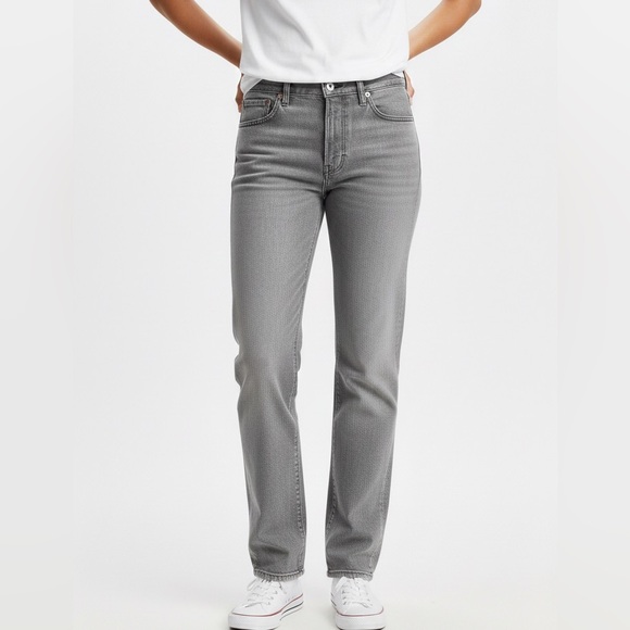 Levi's Denim - Levis 501S Premium Skinny Gray Washed Jeans